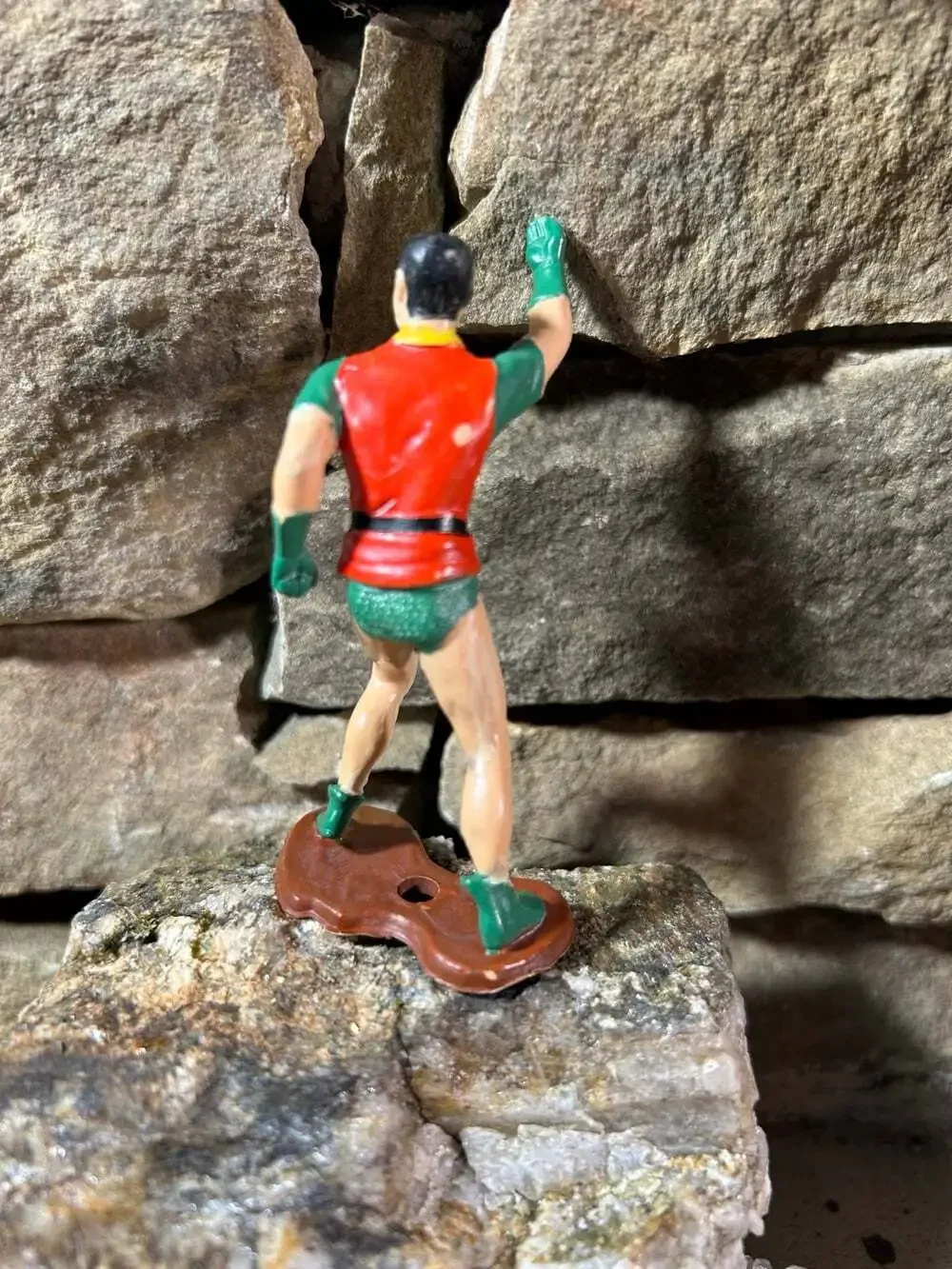 1966 Ideal DC Comics NO Cape Robin Figure